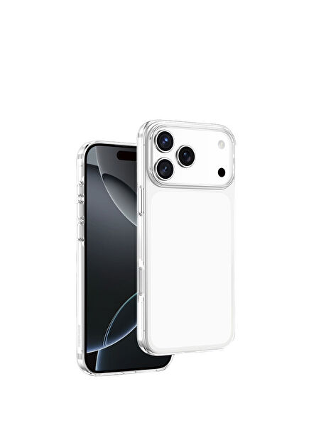 X-Crystal Slim iPhone 17 Pro Şeffaf MagSafe Uyumlu Telefon Kılıfı