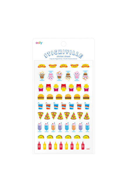 Fast Food Stickiville Stickers