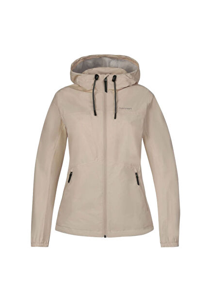Goldie II Oxford Tan Kapüşonlu Kadın Ceket