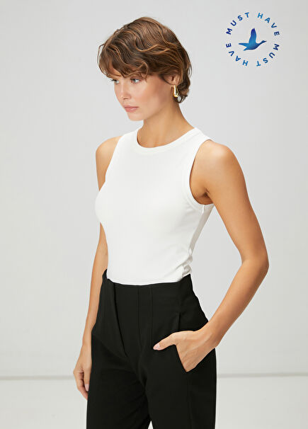 White Camisole Tank Top