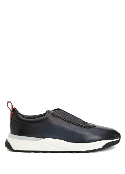 Mink Pompom Detailed Leather Ballet Flats