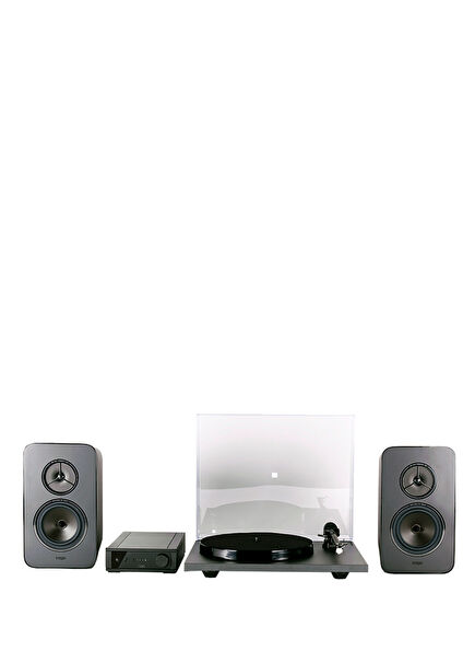 System One Analog Pikap + Entegre Amplifikatör + Hoparlör Seti