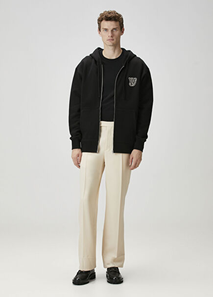 Black Hooded Sweatshirt