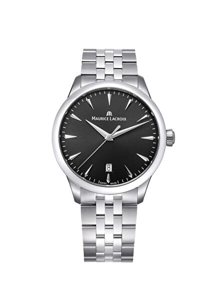 ML-751007SS002330-1 Metalik Gri Çelik Unisex Kol Saati