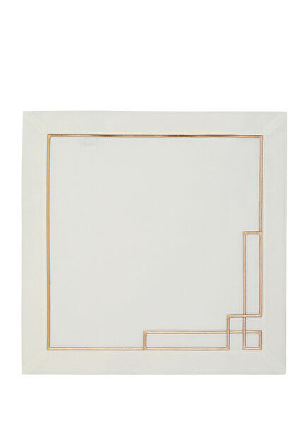 Royal Gold Detailed Linen Napkin