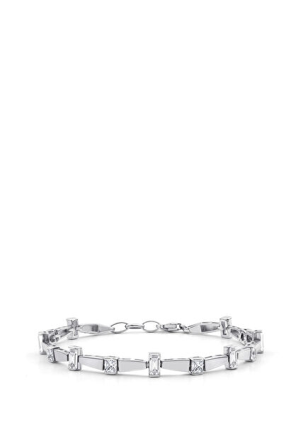 Cleo 925 Sterling Silver Plated Women's Bracelet