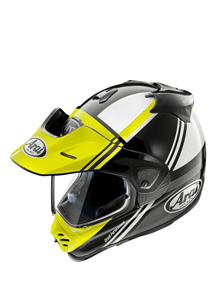 Tour-X5 Cosmic Fluor Yellow Closed Motorcycle Helmet