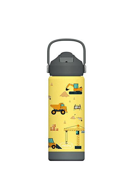 Builder Buddy FlipSip Kids Water Thermos 550 ml