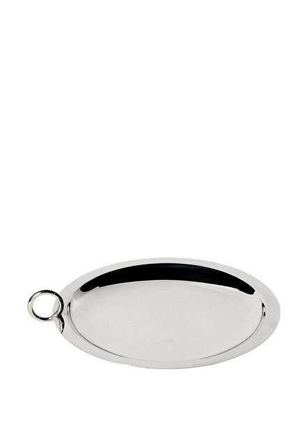 Round Presentation Holder with Handles and Silver Legs 20 cm