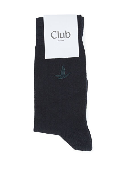 Navy Blue Men's Bamboo Socks