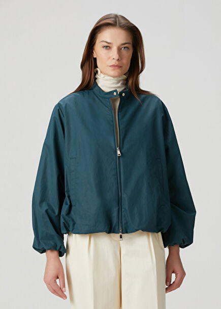 Grussian Blue Raincoat
