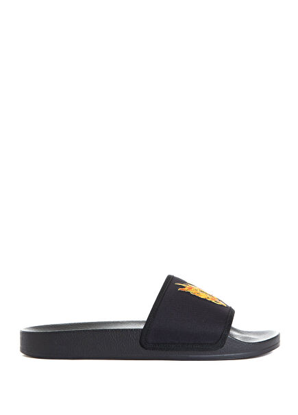 Orange Black Men's Slippers