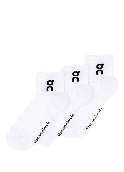 Logo Sock Mid 3P Çorap