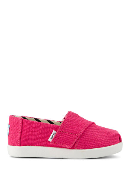 10022115 Alpargata Heritage Fuchsia Canvas Girls' Espadrille