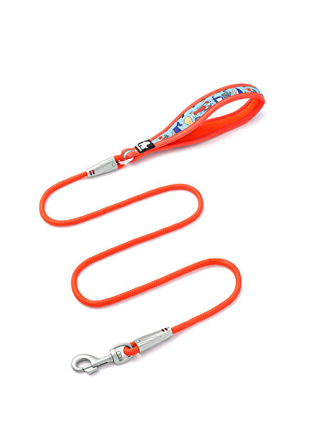 Marine Orange Rope Dog Leash