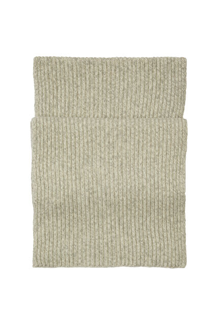 Light Grey Wool Men's Scarf