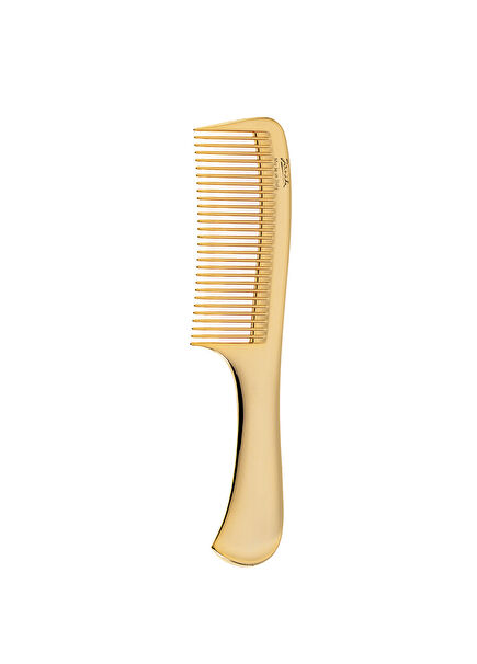 Handled Gold-Colored Wide Comb