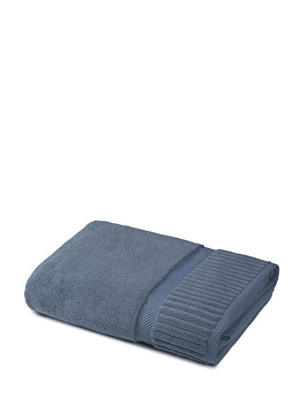 Rhythm Light Blue Cotton Bath Towel