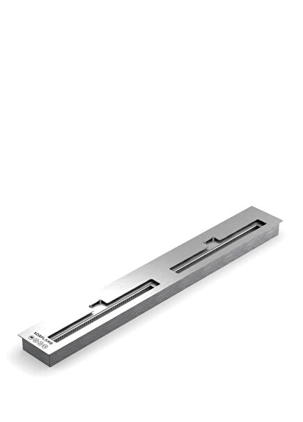 Burner White Ventless Fireplace