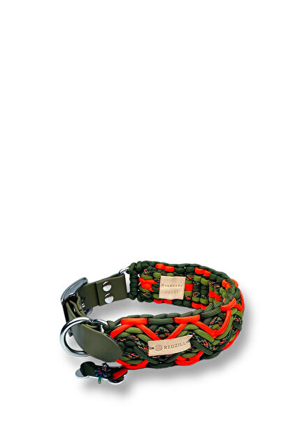 Faroe Orange Paracord Köpek Boyun Tasması