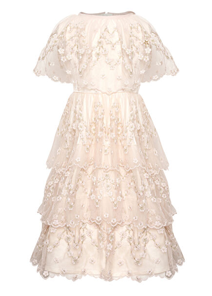 Martalo Somon Kız Çocuk Elbise