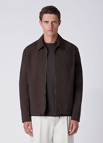 Brown Woven Jacket