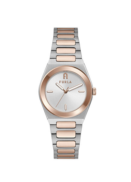 Women's Wrist Watch in Rose Gold Metallic Gray