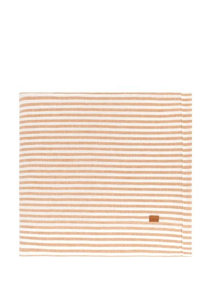 Linen Tan Linen Linen Tablecloth 150 x 250 cm