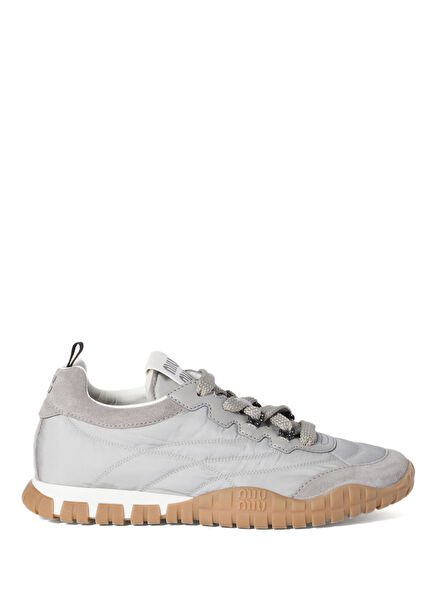 Tyre Grey Technical Fabric & Suede Women's Sneakers