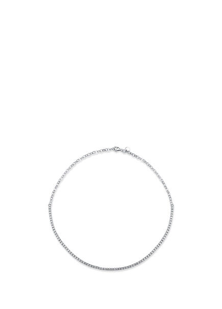 Su Yolu 14 Ayar Beyaz Altın Kadın Choker