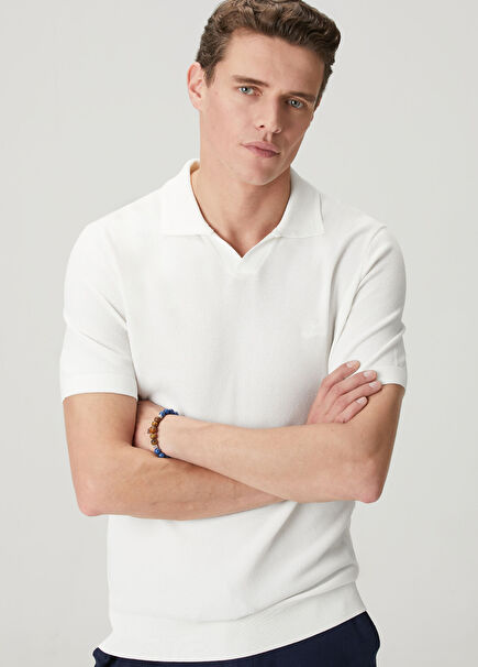 Navy Blue Brown Natural Stone Men's Bracelet