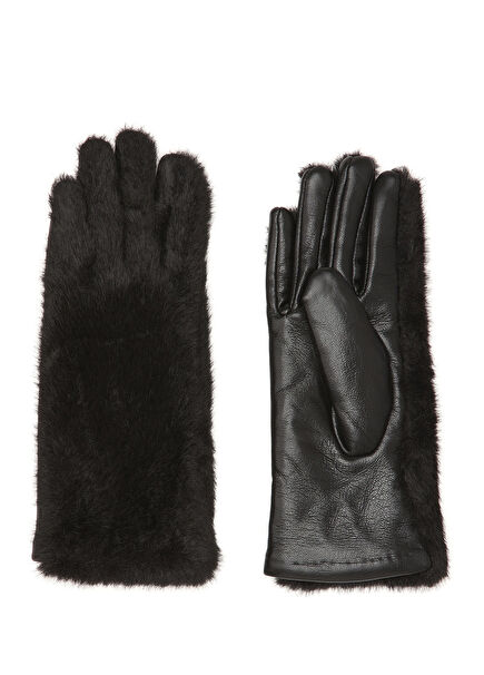 Siyah Kadın Eldiven