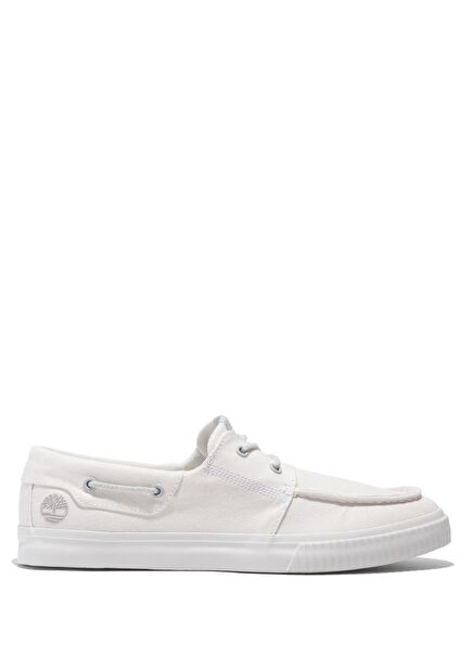 Mylo Bay White Men's Canvas Loafer