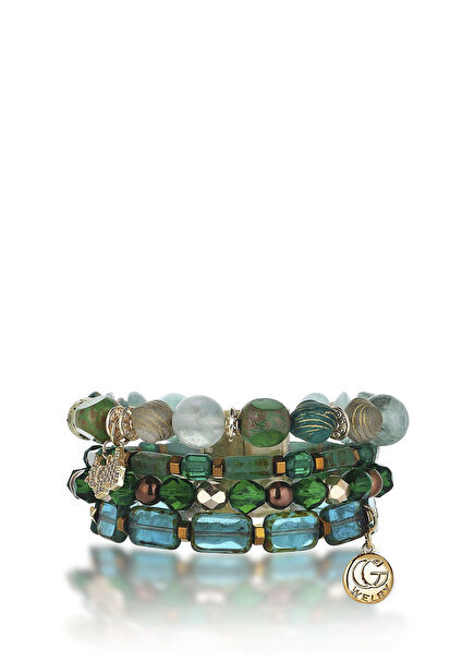 Aura 24 Ayar Altın Kaplama Kadın Bileklik