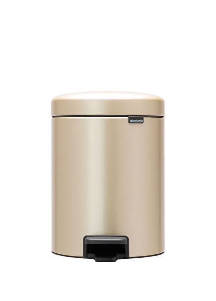 Newicon Champagne Pedal Trash Can 5 Liters