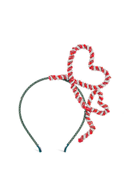 Noe Renkli Kristal Taşlı Kadın Taç