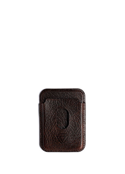 iPhone Magsafe Uyumlu Antique Deri Kartlık