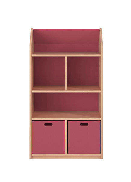 Toy House Pembe Çocuk Kitaplık