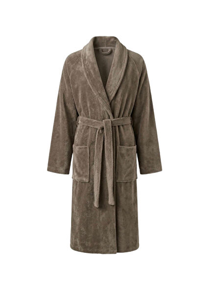 Alin Walnut Cotton Unisex Bathrobe