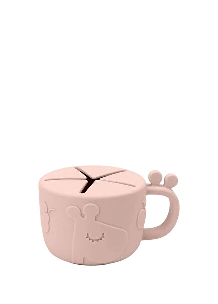 Raffi Pink Silicone Non-Spill 0+ Month Snack Container