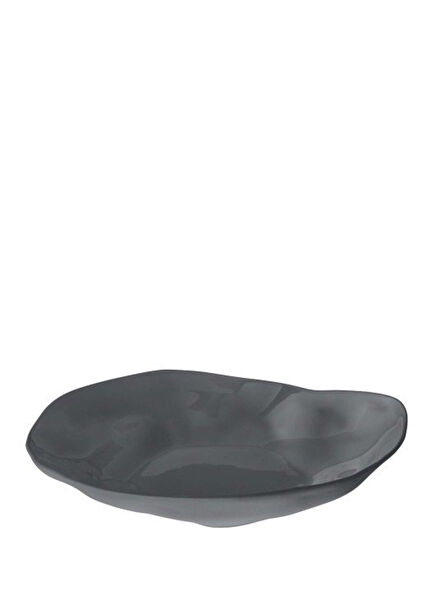 Anthracite Ceramic Plate 17 cm
