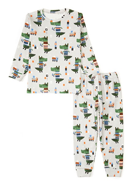 Multicolored Children's 2 Pieces Pajama Set