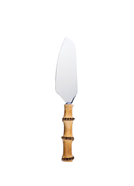 Stainless Steel Bamboo Service Knife