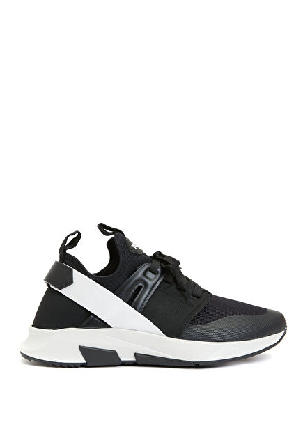 Neoprene Siyah Beyaz Logo Detaylı Erkek Sneaker