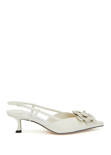 Mimmi Cream Leather Heels