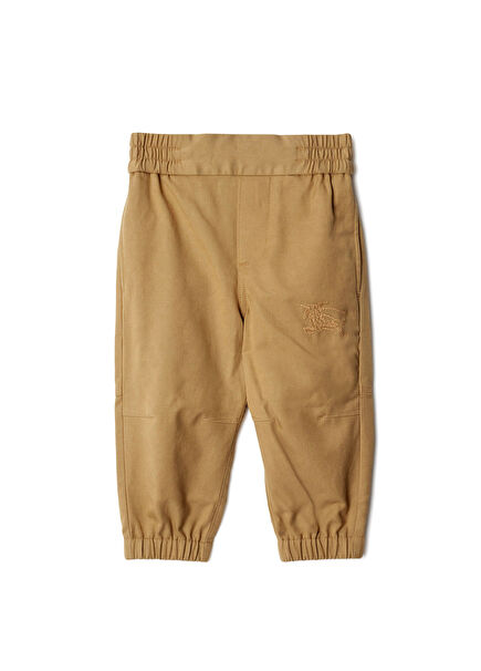 Travard Cotton Blend Bej Unisex Çocuk Pantolon
