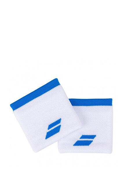 Logo Beyaz Mavi Unisex Spor Bileklik