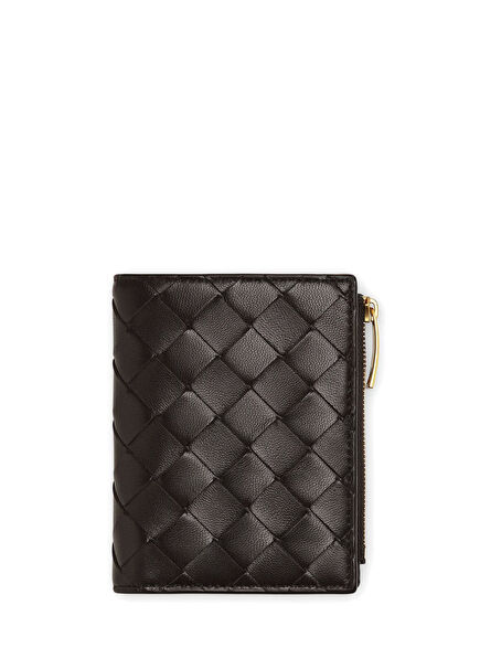 Import Small Bi-Fold Brown Leather Wallet