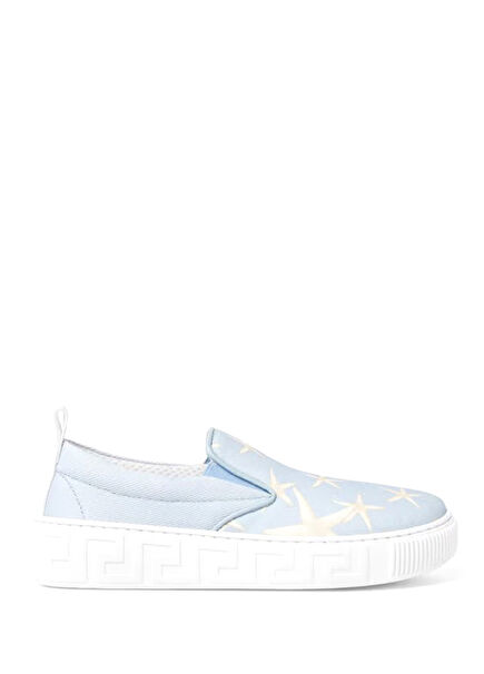 Mavi Yıldız Desenli Çocuk Sneaker