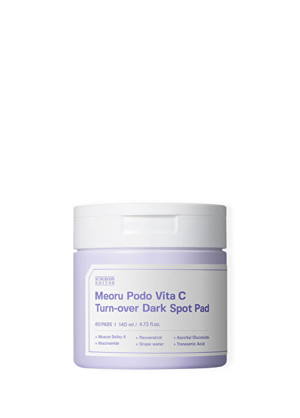 Merou Podo Vita C Turn-over Dark Spot Pad Leke Görünümünü Azaltan Aydınlatıcı 60'lı Tonik Ped 140 ml
